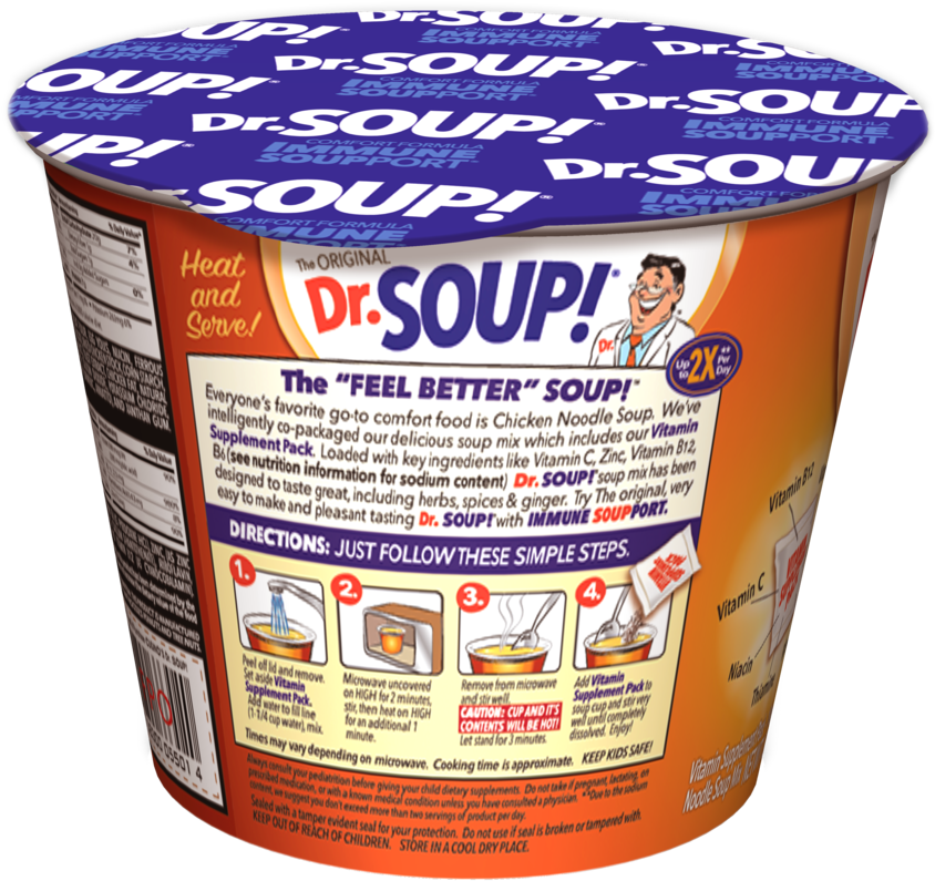 Soup Instructions - Plastic (1000x1000), Png Download