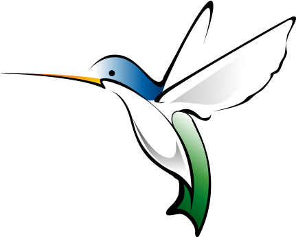 Just As A Hummingbird Intently Visits Each Flower In - Colibri Clipart (451x376), Png Download