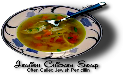 Jewish Chicken Soup Or Jewish Penicillin - Chicken Soup (480x291), Png Download