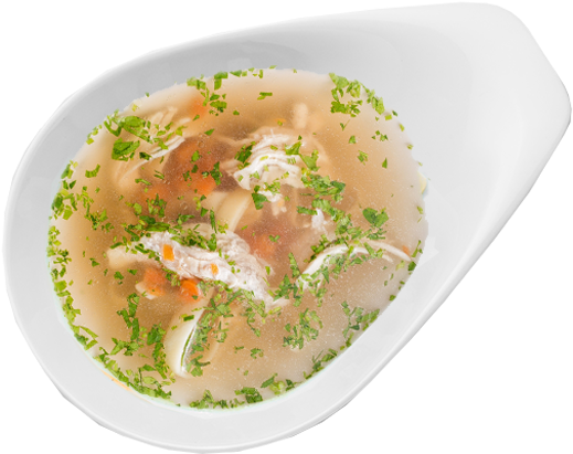 Chicken Soup With Homemade Pasta - Pasta (562x562), Png Download