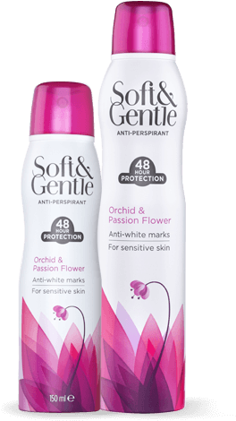 Soft And Gentle Lavender And Patchouli Aerosol Deodorant (380x515), Png Download