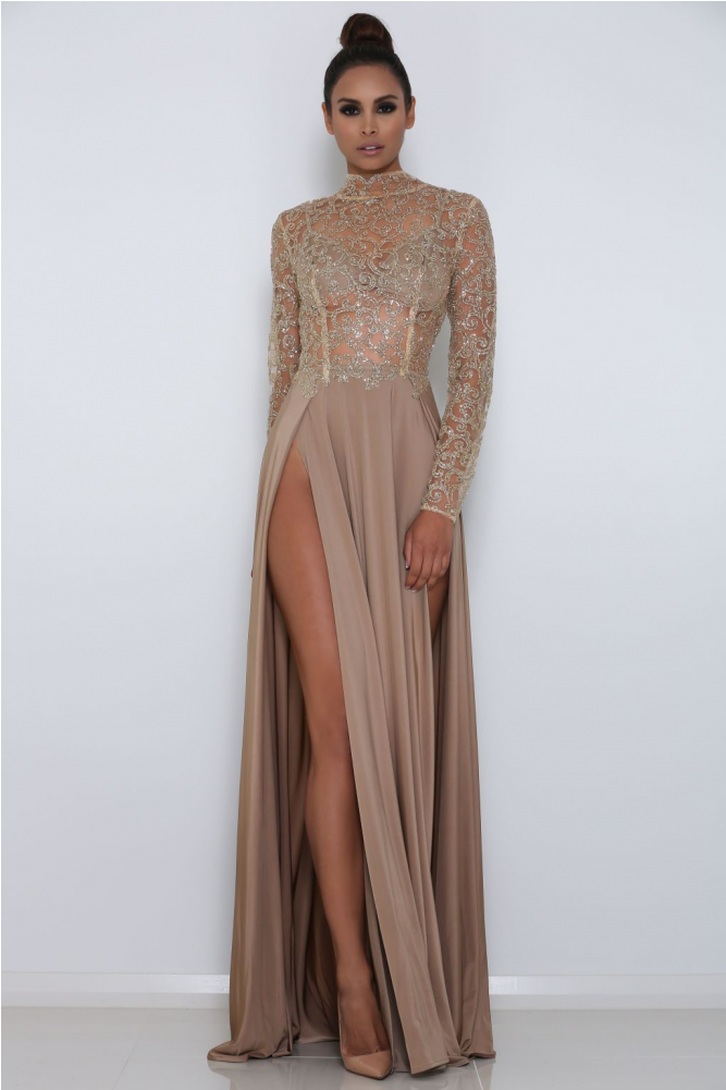 Img 8836 2 Copy - Abyss By Abby Gold Dress (1000x1000), Png Download