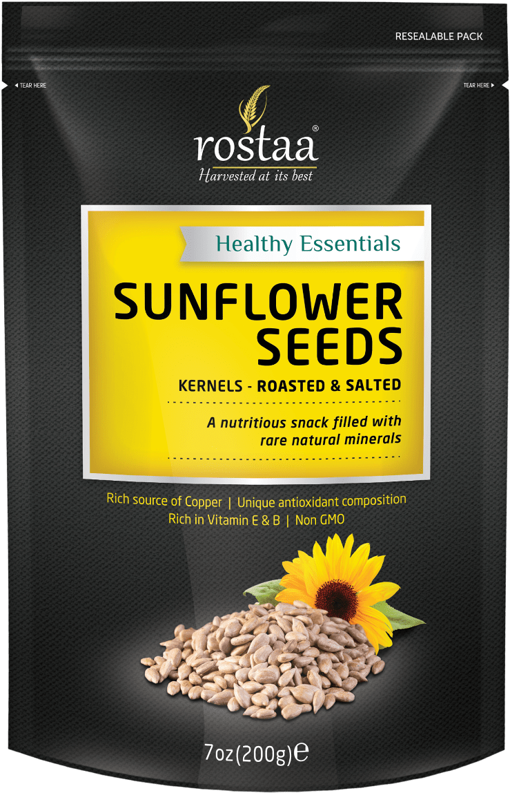 Rostaa Pumpkin Seeds With Shell, 200gm (889x1200), Png Download