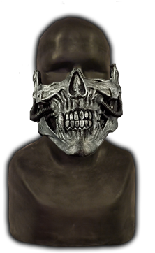 Skull Faceplate (331x373), Png Download