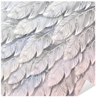 Vinilo Pixerstick Sin Problemas De Fondo De Plumas - Parrot Feathers Shower Curtain (400x400), Png Download