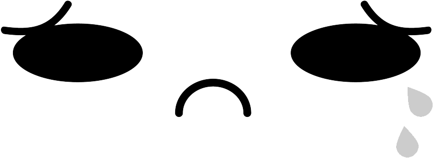 Carita Kawaii Triste - Triste Caritas Kawaii Png (1000x546), Png Download