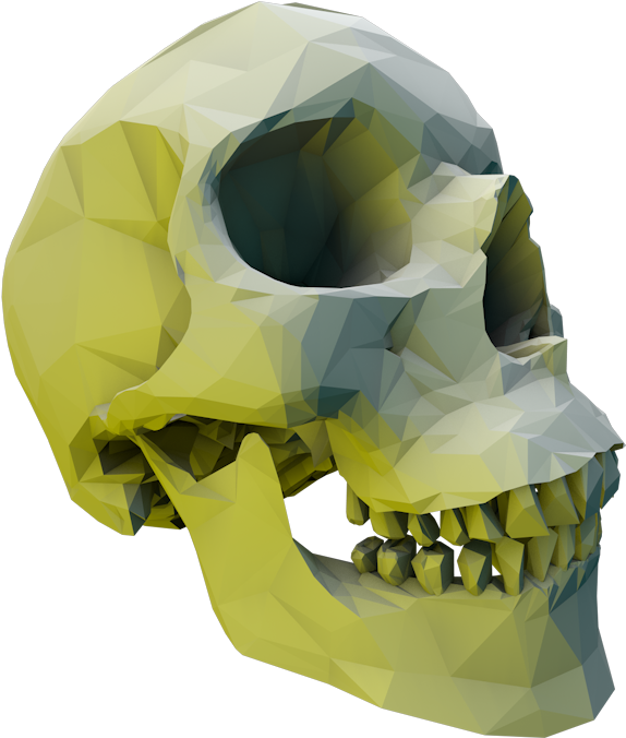 I Say "studies" But I Was Really Just On A Skull Kick - Skull (1756x1317), Png Download