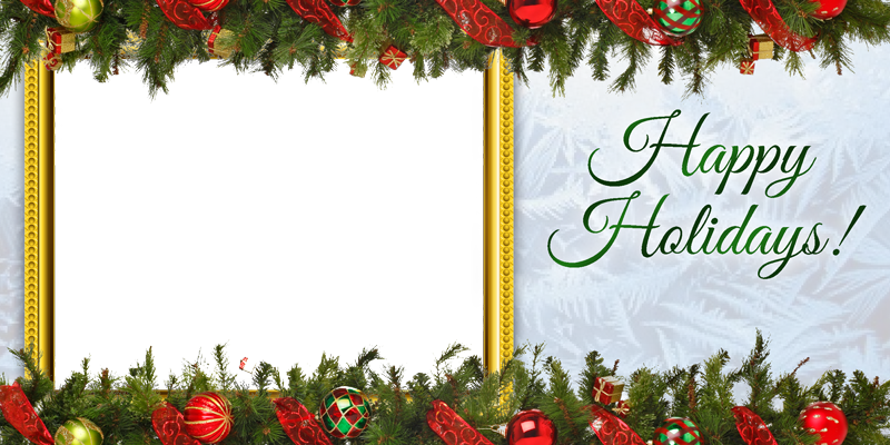 Drs Christmas Card Template Cutout 2 - Christmas Cards Templates Png (800x400), Png Download