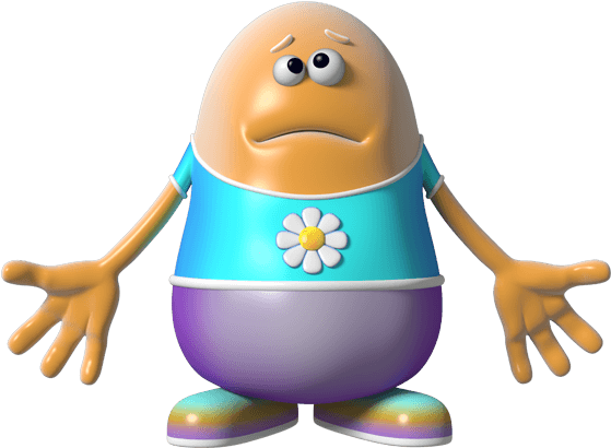 Monstruo Triste - Stickers Effet 3d- Bonhomme 4 (600x434), Png Download