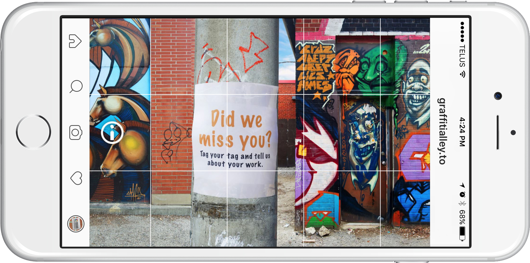 Graffiti2 - - Iphone (2000x1080), Png Download