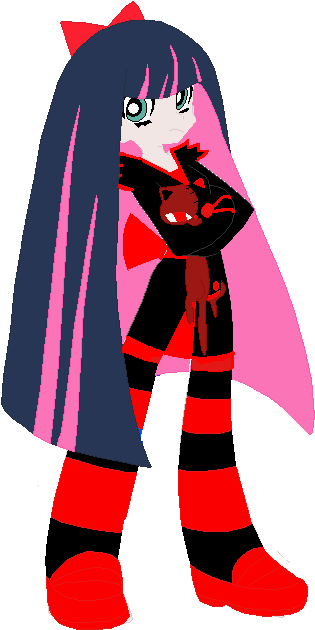 Evil Stocking Rose - Stocking Evil (443x649), Png Download