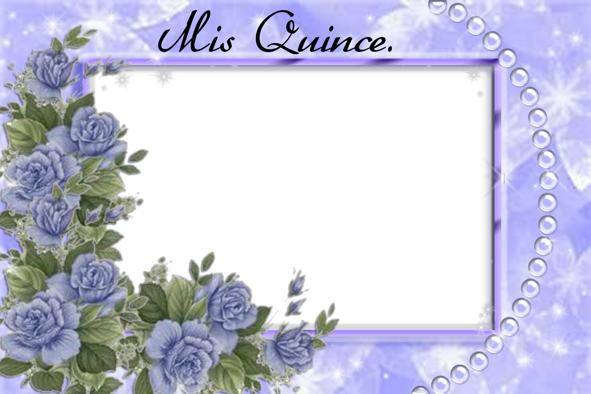 Bordes De Fotos De 15 Años Tarjetas - Marcos Para Invitacion De Xv Años (1153x768), Png Download