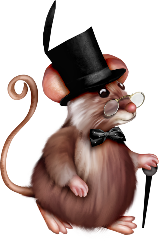 De Mouse Paint, Image Digital, Raton Perez - Mr Rat Clip Art (330x500), Png Download