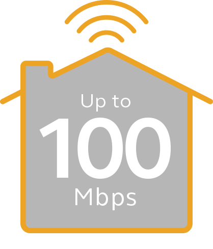 Average Connection Speed Of 80% And Minimum Guaranteed - Internet (418x489), Png Download