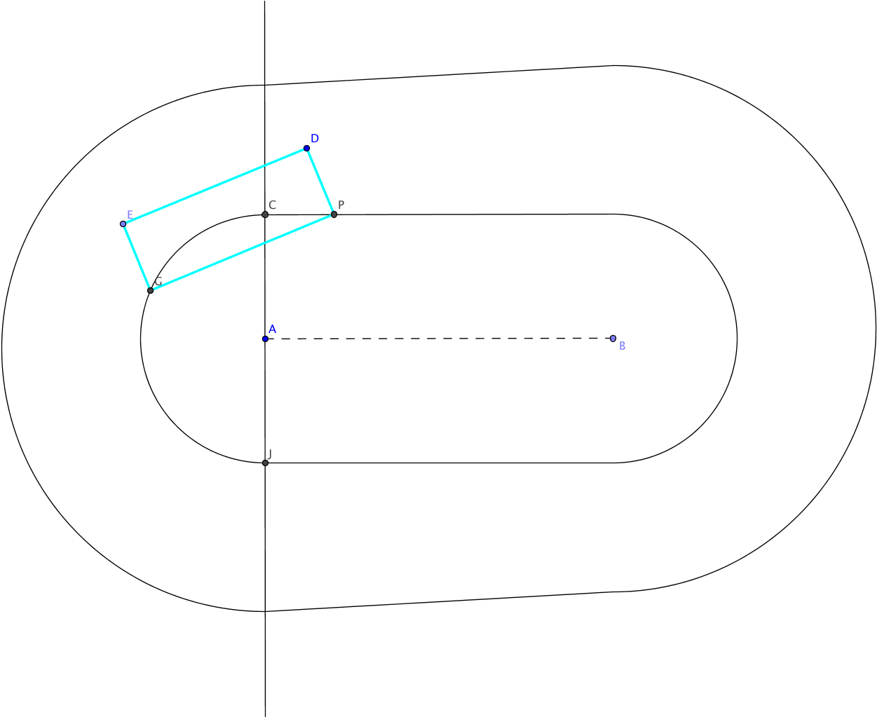 Track With Rectangle, The Coordinates Of Which I Want - Diagram (1545x1022), Png Download