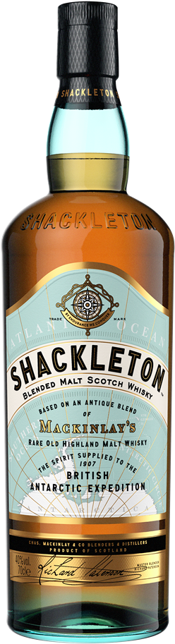 Shackleton Blended Malt Engraved With Free Glass & - Shackleton Blended Malt Scotch Whisky (248x913), Png Download