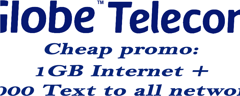 Globe Cheap Promo - Ink (823x432), Png Download
