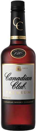 Canadian Club Whisky - Canadian Club Premium Whiskey - 750 Ml Bottle (312x559), Png Download