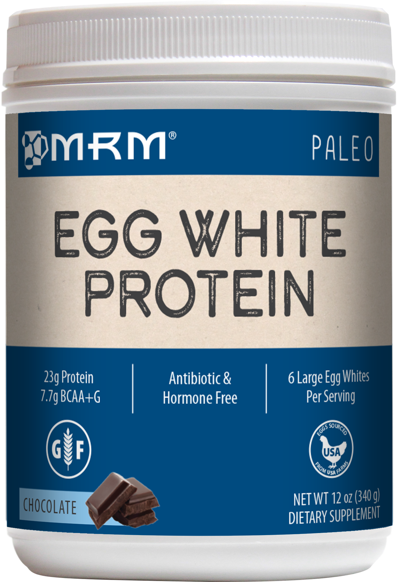 72070 Eggwhite12oz 1808v2-front - Egg White Protein (2000x2000), Png Download