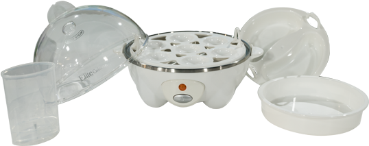 White Egg Cooker - Kitchen Scale (600x600), Png Download