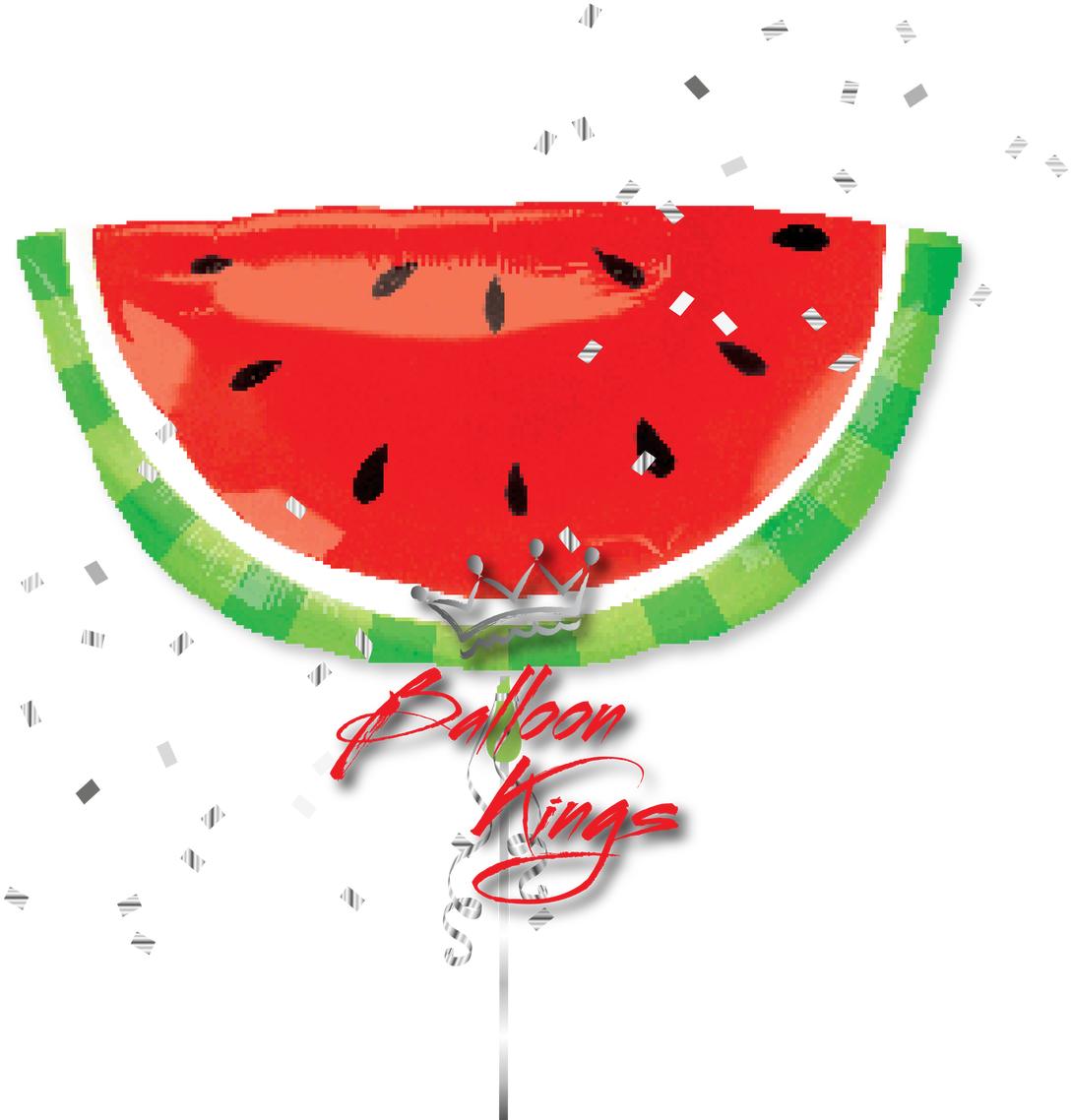Watermelon - Watermelon Balloon (1280x1280), Png Download