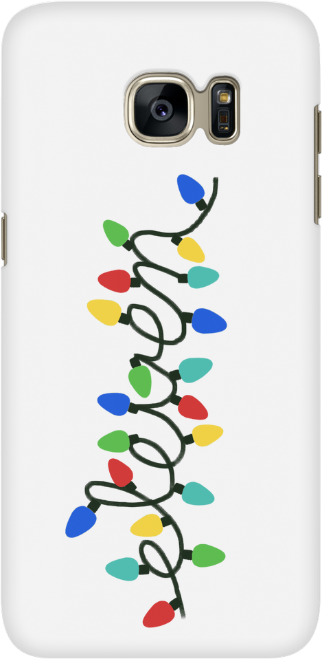 Eleven Christmas Lights Phone Case Inspired By Stranger - Tasse Des Lit-elf (1024x1024), Png Download