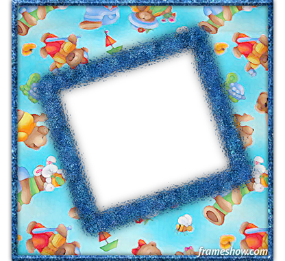 Baby Image Frame To Be Printed - Bibies Frames Png (416x382), Png Download