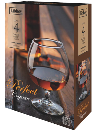 Libbey Snifter Glasses, 12oz - Libbey 12 Oz Perfect Cognac Glasses (500x500), Png Download