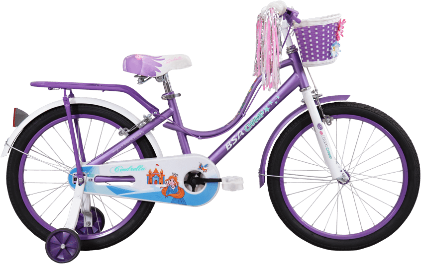 Available In Fairytale Shades And With Glittering Streamers - Bsa Champ Cindrella 16 (900x550), Png Download