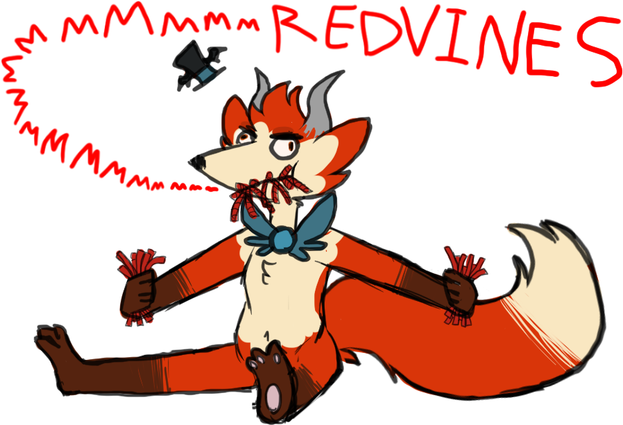 Mmmmmmmmmmmm Red Vines - Cartoon (900x700), Png Download