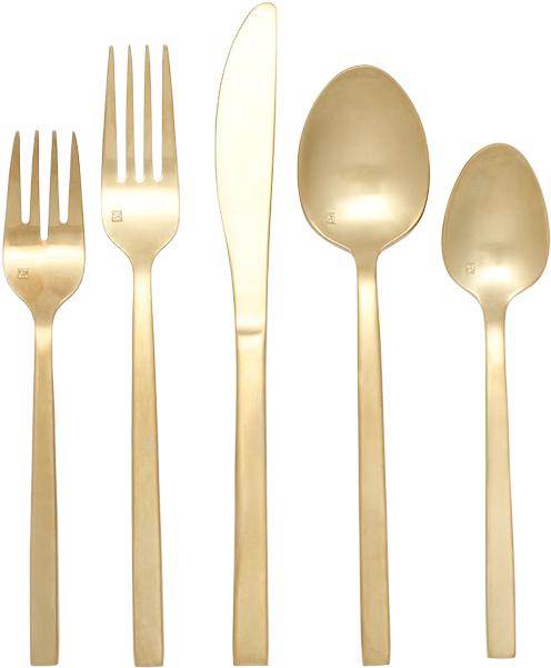 Rental, Flatware, Stainless, Dinner Fork, Dinner Knife, - Knife (980x980), Png Download