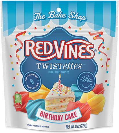Red Vines Birthday Cake Twistettes Licorice Candy - Red Vines Birthday Cake Twistettes (500x500), Png Download