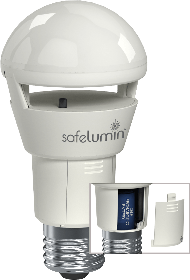 Example Of Rechargeable Led Light Bulbs - Safelumin Sa19-450u27 Led Safety Light For Power Outage, (1501x1200), Png Download