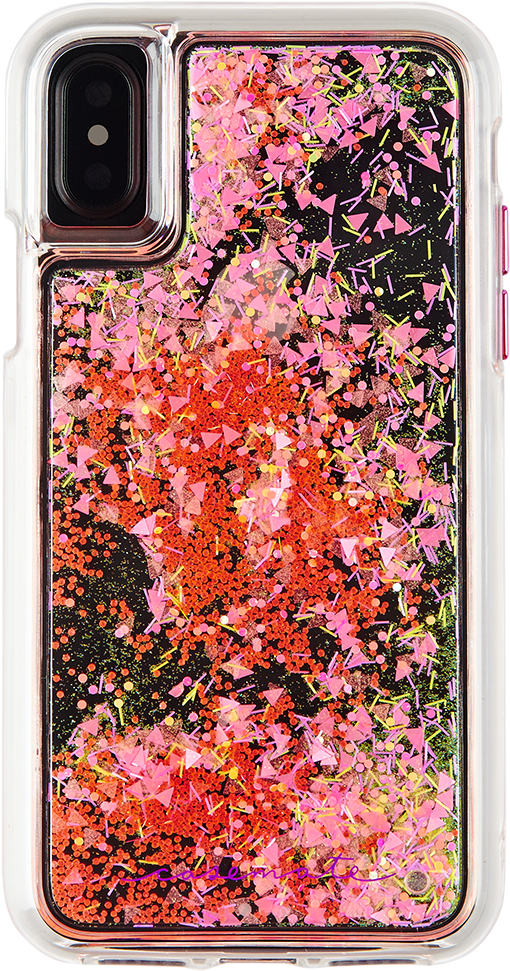 Case-mate Naked Tough Glow Waterfall Iphone X Case (1000x1000), Png Download