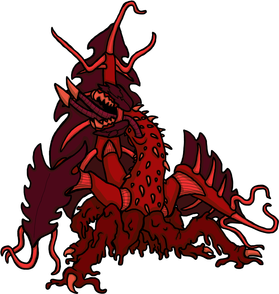 The Red Weed, The Mean Red Vines From Outer Space, - Comics (1143x1200), Png Download
