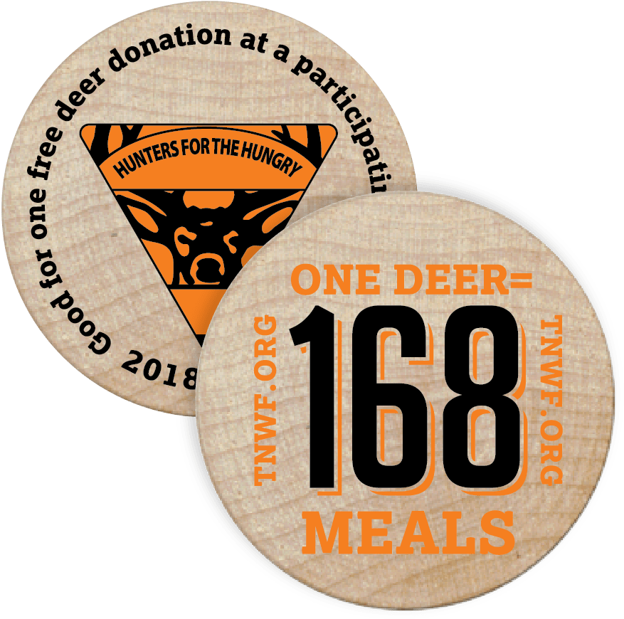 You May Use A Deer Coin Only For The Processing Of - Hunters For The Hungry (901x901), Png Download