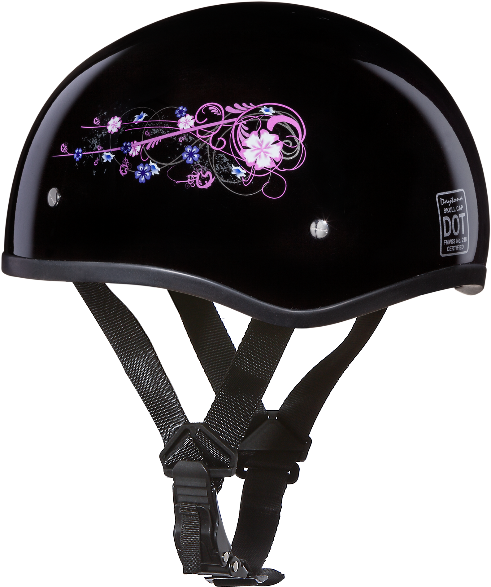 Skull Half Helmets Motorcycle - Harley Davidson Butterfly Helmet (2000x2000), Png Download