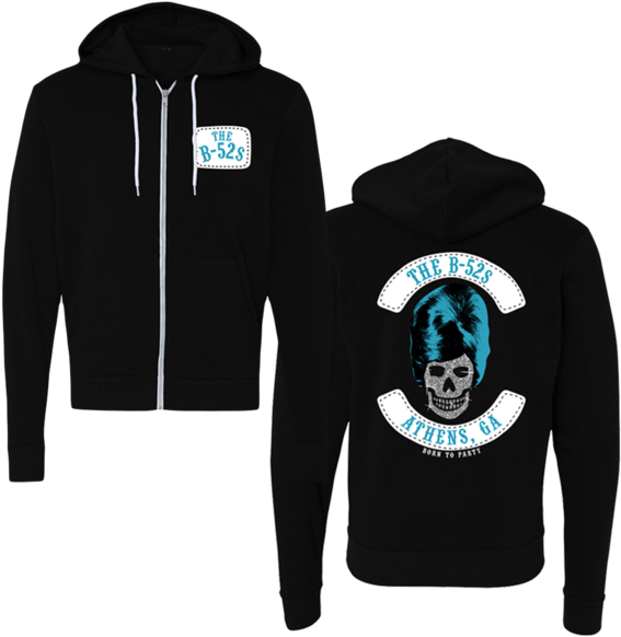 Biker Skull Hoodie - Hoodie (600x600), Png Download