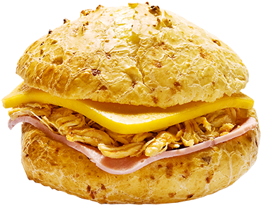 Pao De Queijo Muss Pres - Pao De Queijo Recheados (417x355), Png Download