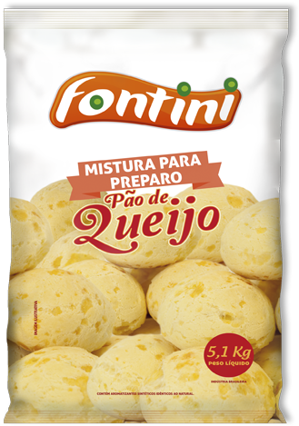 Mistura Para Pão De Queijo Fontini 5 Kg - Fontini (500x500), Png Download