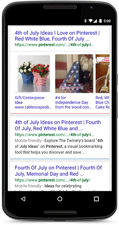Search And Swipe To Browse Pins, Vines, Recipes And - Mobile Search (288x504), Png Download