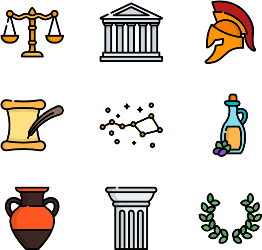 Ancient Greece - Halloween Png (600x564), Png Download