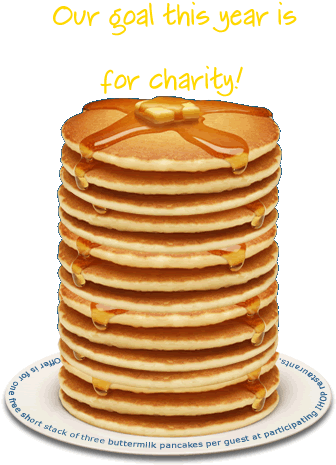 Ihop Free Pancake Offer Tuesday, March - Stack Of Pancakes Gif (437x640), Png Download