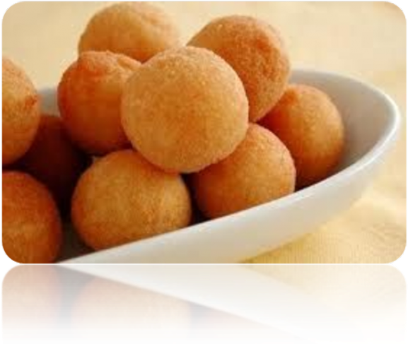 50 Bolinho De Queijo Para Festa Ja Frito - Bolinha De Queijo Frita (600x524), Png Download