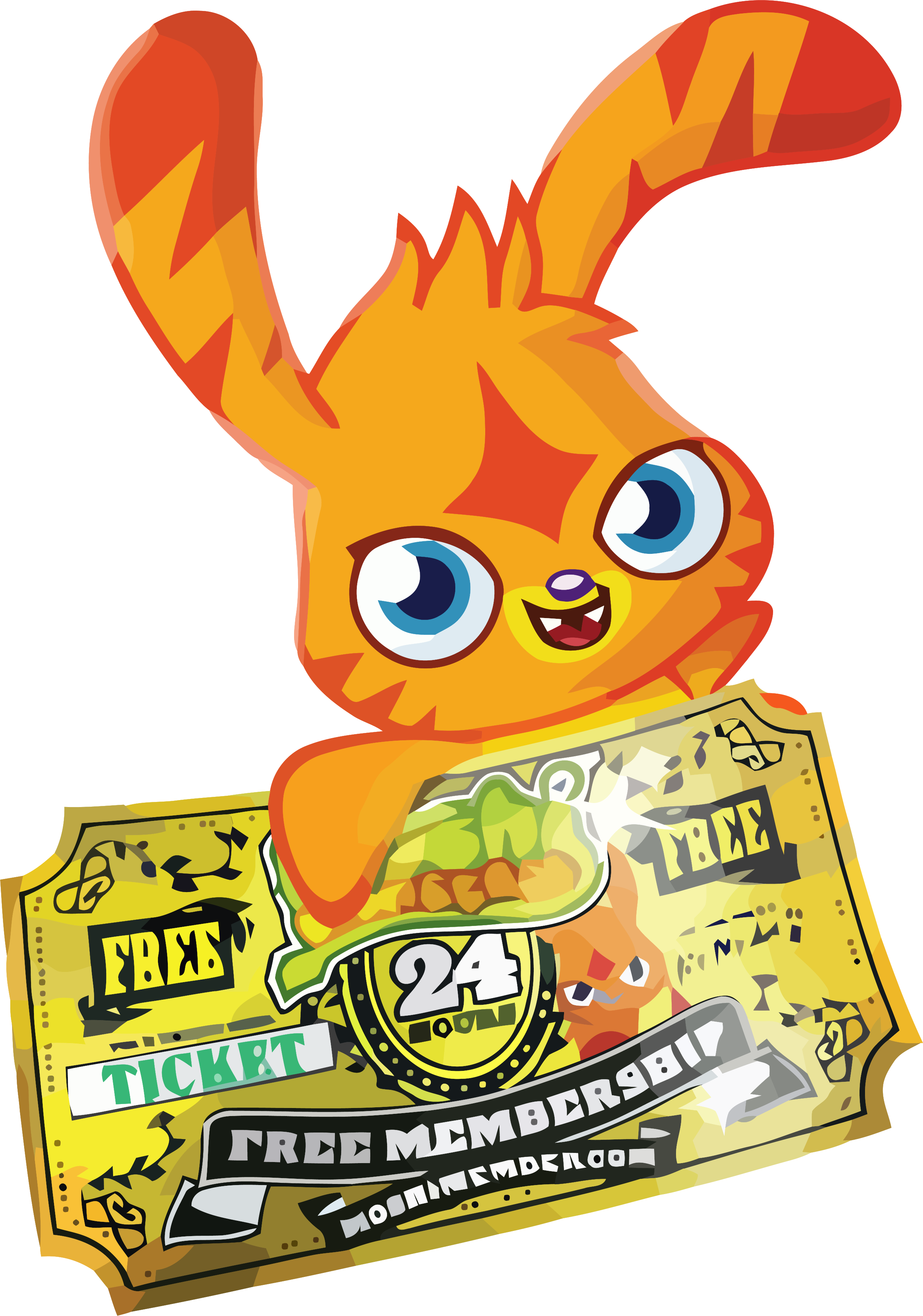 Katsuma Gold Ticket Clipart Png - Moshi Membership Codes 2017 (2530x3607), Png Download