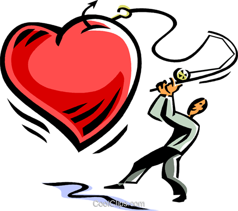 Man With A Fishing Pole Catching A Heart Royalty Free - Pescadores De Homens Png (480x426), Png Download