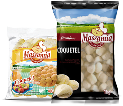 Massamia Coquetel - Massamia Pao De Queijo (400x400), Png Download
