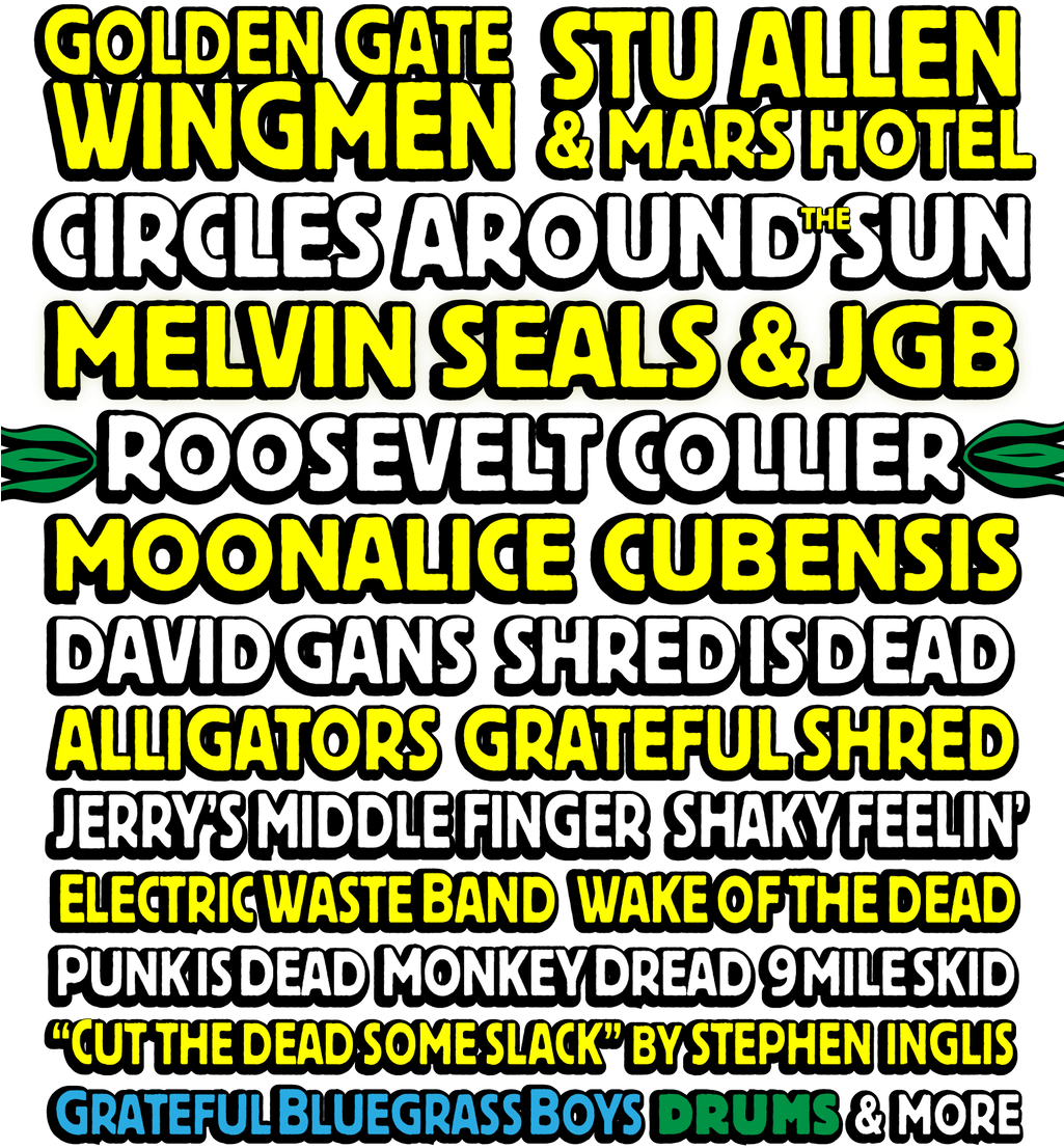Great Lineup @ Skull And Roses - Circle (1024x1130), Png Download