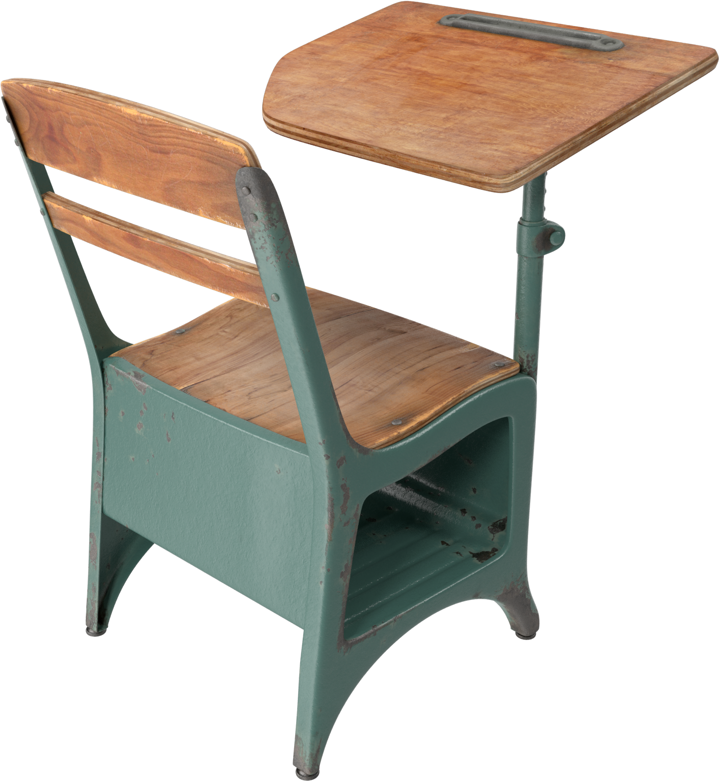 Antique School Desk Png Image (2048x2048), Png Download