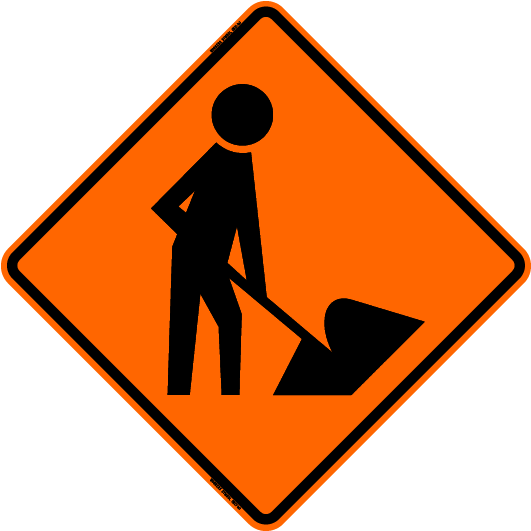 Workers Symbol W21-1a O V=1481560712 - Construction Signs (551x551), Png Download